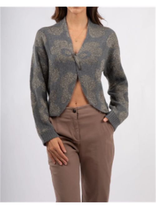 Cardigan in alpaca e lana jacquard Alessia Santi ALESSIA SANTI | 521SD53047-529125-04